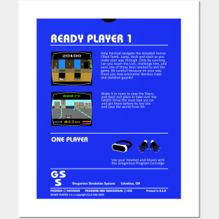 Ready Player 1 Cartridge Box Posters and Art